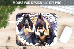 Rat Mouse pad Sublimation - Halloween Animal PNG Design Product Image 1