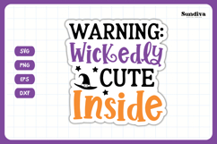 Halloween Small Business Packaging Sticker | Wickedly Cute Product Image 3