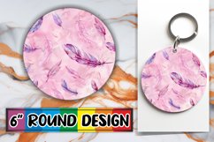 Radiant Flowers: Abstract Keychain Collection Product Image 1