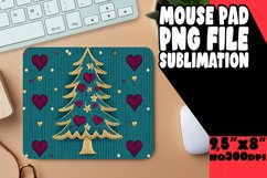 Cheerful Mouse Mat Sublimation PNG, Holiday Product Image 1