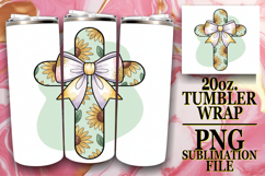 Enchanted vibes 20oz tumbler wrap, Cross and Bow Product Image 1