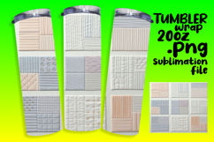 High-Quality 20oz Tumbler Design , Patchwork Product Image 1