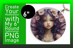 Stylish Circle Design for Sublimation , Fairy Product Image 1