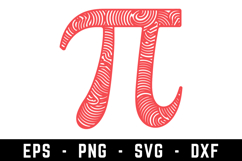 Pi Svg Design|Pi Mathematics SVG Cut files | Cricut Product Image 1
