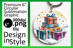 Lovely Circle Design Car Coaster PNG , Holiday Product Image 1