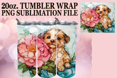 Whimsical Delight 20oz tumbler wrap, Animals Product Image 1