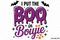 I Put the Boo in Boujie Svg | Halloween Svg | Svg Cut Files Product Image 1