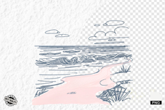 Summer Beach Path Clipart Product Image 1