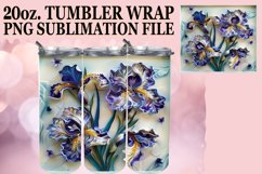 Spring Blossoms 3D Tumbler Wrap - For 20oz Product Image 1