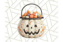 Retro Halloween Clipart Vintage PNG Graphics, 50s Holiday Product Image 4