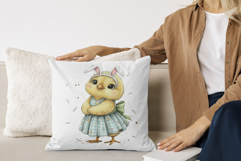 Whimsical Easter Chick Clipart Product Image 6