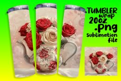 Watercolor Garden Tumbler Design: Blossom Bliss Product Image 1