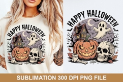 Happy Halloween Sublimation - Halloween PNG Design Product Image 1