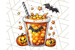 Monster Café Halloween PNG Clipart, Coffee Holiday Clip Art Product Image 4