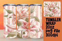 Vibrant Stripe and Petal Tumbler Collection Product Image 1