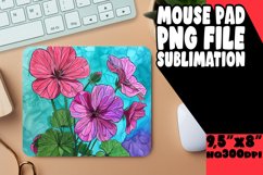Colorful Flower Mouse Pad Patterns PNG Product Image 1