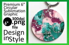 Dynamic Circle Design for Coaster Template , Abstract Patter Product Image 1
