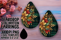 Vibrant Teardrop Design for DIY , Autumn Flower Product Image 1