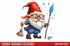Funny Gnomes Clipart Product Image 1