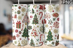 Christmas Tree Tumbler Wrap -High Quality 300 Dpi Product Image 1