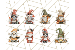 Thanksgiving Gnome Clipart PNG Cute Fall Gnomes, Gnome Png Product Image 8