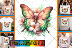 Joyful TSHIRT Gift Magic PNG, Butterfly Product Image 1