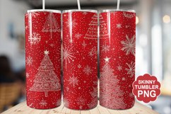 Christmas Red Tumbler | Christmas Tumbler Wrap Product Image 1