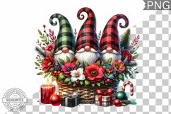 Christmas Gnome Sublimation - Clipart PNG Design Product Image 1
