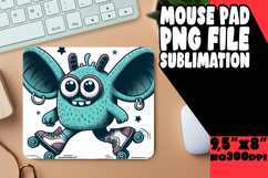 UNIQUE mouse PAD Playful Design, Monster Product Image 1