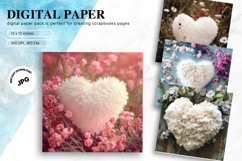 Heart Valentines Background Love Wallpaper Bokeh Backdrop_68 Product Image 1