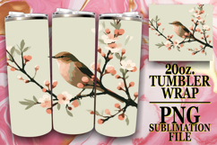 PRESENT OF HARMONY 20oz TUMBLER WRAP, Birds Product Image 1