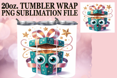 Vibrant Mornings 20oz tumbler wrap, Cute Christmas Product Image 1