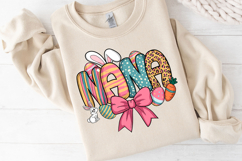 Nana Easter Bunny Clipart, Happy Easter Sublimation PNG Product Image 3