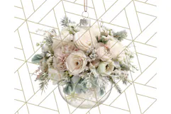 Whimsy Winter Florals Clipart PNG, Christmas Png Clipart Product Image 4