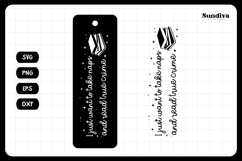 True Crime Bookmark Saying SVG | I Just Want To Take Naps Product Image 3