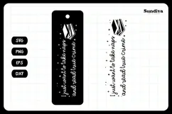 True Crime Bookmark Saying SVG | I Just Want To Take Naps Product Image 3