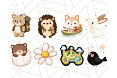 Camping Animals PNG Forest Critters Campfire Adventure Product Image 4