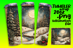 VIVID 20oz Tumbler Artwork , Christmas Product Image 1