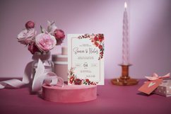 68 Red Rose Watercolor Flower Clipart Product Image 4