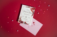 68 Red Rose Watercolor Flower Clipart Product Image 5