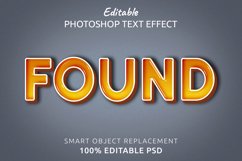 Found Editable Photoshop Text Style Effect Product Image 1