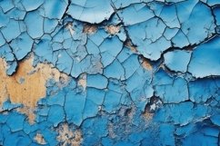 Cracked Blue Paint Background Wallpaper Product Image 1