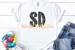 South Dakota Mandala - A State SVG Cut File Product Image 1