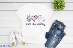 Peace Love Nursing png | Home png | Sublimation Product Image 2