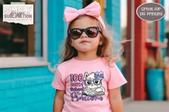 100 Days of School No Probllama Png |Llama Sublimation Desig Product Image 2
