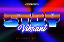 Retro shiny Y2K editable text effect stay vibrant Product Image 1