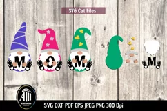 Mom SVG| Gnome Mom SVG| Mother's Day Gnome Cut files Product Image 3