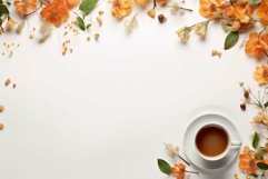Sleek Tea coffee mockup background. Generate Ai Product Image 1