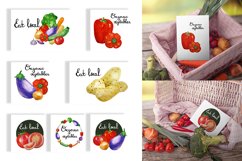 Watercolor vegetables Product Image 10