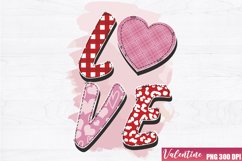 Love Valentine Sublimation, Valentine Day Png Design Product Image 1